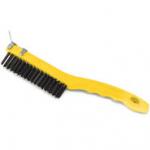 View: 9B42 Wire Brush with Scraper, Short Angular Handle 